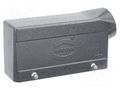 Enclosure for connectors: HDC; size 24B; for cable; Han® M; PG21 HARTING 09370241520