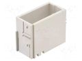 Mounting adapter; Yellock mixed adapter-housing HARTING 11002000301