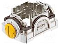 Han-Yellock 30 carrier hood button slot HARTING 11123000110