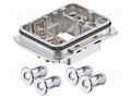 Han-Yellock bulkhead housing-Molly Bolts HARTING 11123000302