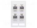 Data module (4x RJ45) HARTING 39500020122