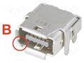 Connector: ix Industrial; socket; ix Industrial®; male; PIN: 10; B HARTING 09452819001