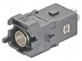 HARTING connector Han 1A-M12-m D-coded, latch HARTING 09100043001