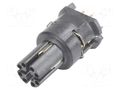 Circular connector M12 CAT6a Bu gerade HARTING 21033812806