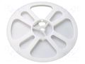 Reel; ESD; W: 12mm; Ø: 178mm; Features: dissipative; white ANTISTAT ATS-029-0044