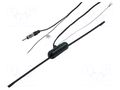 Antenna; automotive,inner; 0.28m; with amplifier; 2m 4CARMEDIA ANT.NS04