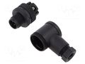 Connector: M12; male; 713; 250V; IP67; screw terminal; PA; 18AWG BINDER 99-0429-44-04