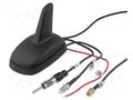 Antenna; automotive,SHARK; AM,FM,GPS,GSM; DIN,FME female,SMA-A 4CARMEDIA ANT.S06
