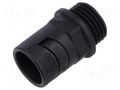 Straight terminal connector; Thread: metric,outside; polyamide HUMMEL HUMMEL-1511160150