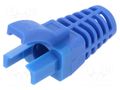 RJ45 plug boot; blue MH CONNECTORS MHRJ45SRI-B