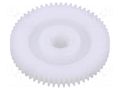 Spur gear; whell width: 6mm; Ø: 43.4mm; Number of teeth: 60 IGUS 270GMST07006000080