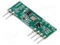 Module: RF; FM transmitter; FSK; 868.35MHz; 2.2÷3.6VDC; 10dBm; THT RADIOCONTROLLI RC-TFSK4-868N