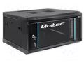 Enclosure: rack cabinet; Standard: 19"; 4U; black; Z: 280mm; X: 600mm QOLTEC QOLTEC-54461