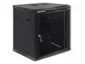 Enclosure: rack cabinet; Standard: 19"; 12U; black; Z: 635mm QOLTEC QOLTEC-54490