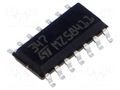 IC: operational amplifier; 4MHz; 8÷36V; Ch: 4; SO14; tube STMicroelectronics LF347D-ST