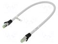 Patch cord; S/FTP; Cat: Cat 8; RJ45 plug,both sides; stranded; Cu GOOBAY GOOBAY-55135