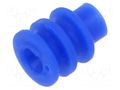 Gasket for wire; Mini Universal MATE-N-LOK; 4.14mm; blue TE Connectivity 794758-1