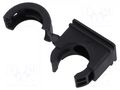 Bracket; polyamide; HelaGuard; black; UL94V-2; Size: 20; -50÷135°C HELLERMANNTYTON PACC20-PA66-BK