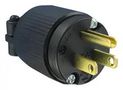 MAINS PLUG, NEMA 5-15P, 15A, 125VAC, BLK Q-710