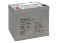 Re-battery: acid-lead; 12V; 55Ah; AGM; maintenance-free QOLTEC ACCU-HP55-12/Q