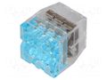 Quick splice; 24A; 600V; for cable; spring clamp; 0.75÷4mm2 SIMET SCP6