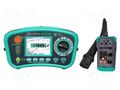 Meter: appliance meter; VAC: 300V,600V; IP40; Display: colour,LCD KYORITSU KEW6516-SET