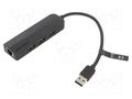 Hub USB; USB 2.0; LED status indicator; black; Number of ports: 5 VENTION CHPBB