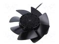 Fan: AC; axial; 230VAC; Ø138.3x56.9mm; ball; 2800rpm; IP44; 20AWG EBM-PAPST A2S130-AB03-11