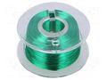 Silver plated copper wires; 0.1mm; green; Cu,silver plated; 100m DONAU ELEKTRONIK D-LD10-4