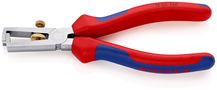 KNIPEX 11 05 160 Insulation Stripper with opening spring, universal with multicomponent handles chrome-plated 160 mm 11 05 160 4003773039570