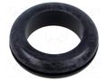 Grommet; Ømount.hole: 40mm; Øhole: 31mm; black; -40÷125°C; EPDM ESSENTRA ESS-10284971