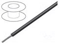 Wire; SiF; 1x6mm2; stranded; Cu; silicone; black; -60÷180°C; 100m TKD TKD-2500156