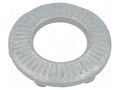 Washer; round,externally serrated; M8; D=16mm; spring steel BOSSARD B8/BN20192