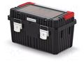 Chest; tool case; black; polymer; HEAVY; 585x360x337mm; 25kg KISTENBERG KHVA603535BSM-S411