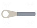 Connector: ring; plug; banana 4mm socket,ring 8,4mm; 60VDC; 32A SCHÜTZINGER LB4-RKSSN8.4-GR
