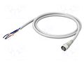 Cable: for sensors/automation; M12; PIN: 4; straight; 20m; plug OMRON XS5FD421L80F
