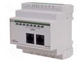 4-channel controller; 24VDC; for DIN rail mounting; RJ45; F&Home F&F MH-A10-2