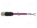 Cable: for sensors/automation; M12; PIN: 2; straight; 5m; plug; 4A MURRELEKTRONIK 7000-14061-8410500