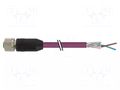 Cable: for sensors/automation; M12; PIN: 2; straight; 3m; plug; 4A MURRELEKTRONIK 7000-14061-8410300