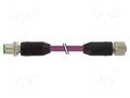 Cable: for sensors/automation; M12; PIN: 4; 5m; plug; 60VDC; 60VAC MURRELEKTRONIK 7000-44001-8400500