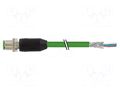 Cable: for sensors/automation; M12; PIN: 4; straight; 3m; plug; 1.5A MURRELEKTRONIK 7000-14541-8000300