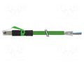 Connecting cable; male,RJ45; 7000; IP20; 60VDC; 1.5A; 7.5m; PIN: 4 MURR ELEKTRONIK 7000-74101-7940750