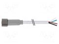 Cable: for sensors/automation; M8; PIN: 4; straight; 10m; plug; 7014 MURRELEKTRONIK 7014-08061-2111000