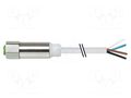 Cable: for sensors/automation; M12; PIN: 4; straight; 10m; plug MURRELEKTRONIK 7044-12221-3361000