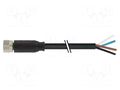 Connecting cable; female; 7000; IP67; 50VAC; 60VDC; 4A; 1.5m; PIN: 4 MURR ELEKTRONIK 7000-08871-6340150