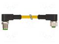 Cable: for sensors/automation; M12; PIN: 4; 1m; 4A; 7000 MURRELEKTRONIK 7000-40261-0140100