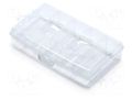 Container: collective; with partitions; transparent; NUN KISTENBERG KNU20