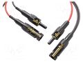 Test acces: clamp test lead set; photovoltaics; 20A POMONA FLK-PVLEAD3