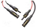 Test acces: clamp test lead set; photovoltaics; 20A POMONA FLK-PVLEAD3