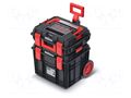 Chest; tool case; with wheels; black; polymer; C BLOCK; 25kg KISTENBERG KXCS454055